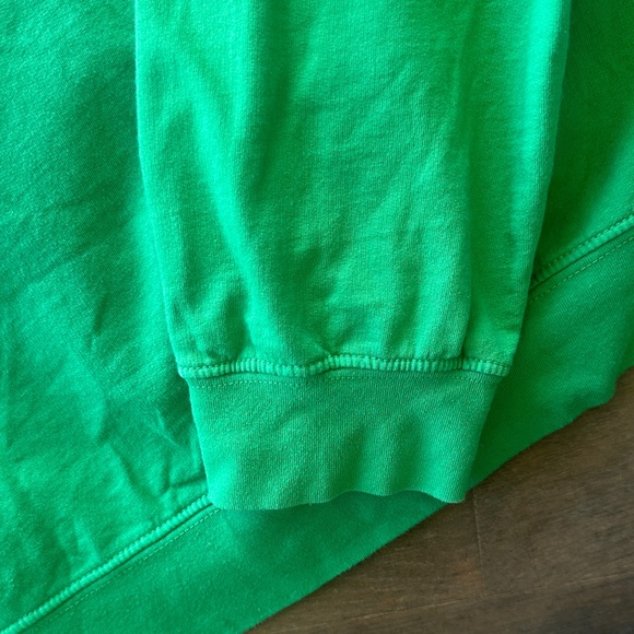 Clare V. Oui Bright Green Crewneck Sweatshirt - Picture 4 of 4